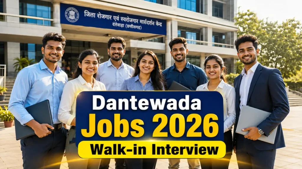 Dantewada Jobs 2026 Walk-in Interview